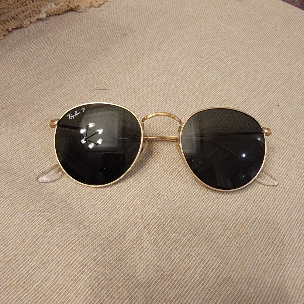 Ray-Ban Aviator Round Metal Sunglasses Unisex  RB3447 50021 Polarized